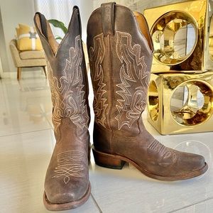Women's Boulet Narrow Square Toe Cowboy Boot SIZE 8